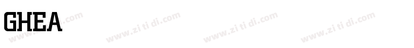 GHEA Zartonk Medium字体转换